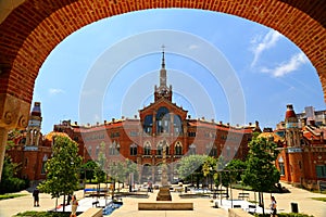 Hospital of the Holy Cross and Saint Paul de la Santa Creu i Sant Pau, Barcelona, Spain by Lluis Domenech i Montaner