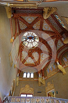 Hospital of the Holy Cross and Saint Paul de la Santa Creu i Sant Pau, Barcelona, Spain by Lluis Domenech i Montaner