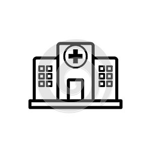 Hospital icon vector design trendy