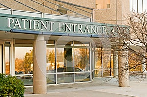 Hospital patient entrance