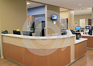 Hospital Reception Desk