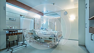 Hospital recovery patient single room