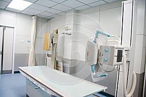 Hospital room for examination