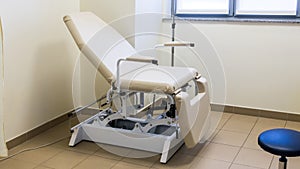 Hospital room obgyn chair