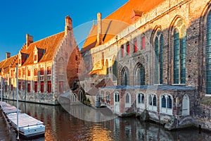 Hospital of Saint John in the morning, Bruges