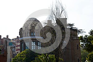 Hospital Sant Pau. Barcelona Spain. 06. September. 2014. The hospital complex was built in 1901-1930. in the El Ginardo area. The