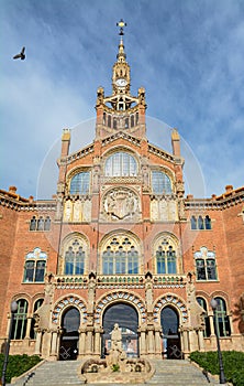 Hospital Sant Pau Recinte Modernista. Barcelona, Catalonia, Spain. photo