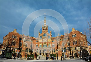 Hospital Sant Pau Recinte Modernista. Barcelona, Catalonia, Spain. photo