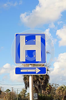 Hospital sign