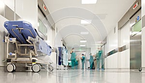 Nemocnice chirurgie koridor 