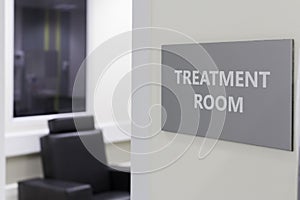 Hospital treatment room.