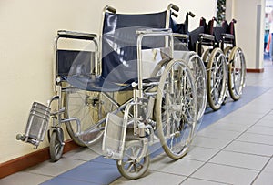 Hospital wheelchairs