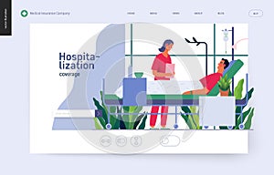 Hospitalization - medical insurance template