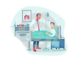 Hospitalization of the patient