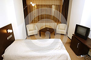 Hostel room interior