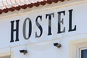 Hostel Sign