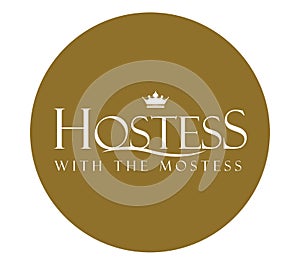 Hostess with the Mostess Logo Design