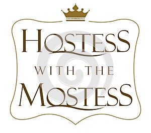 Hostess with the Mostess Logo Design