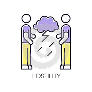 Hostility RGB color icon