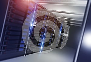 Hosting Datacenter Concept