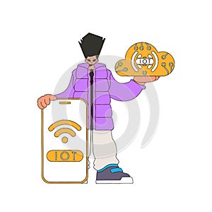 He hosts a server for cloud storage and IoT applications.