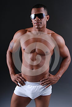 Hot African American man.