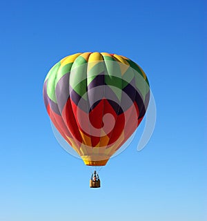 Hot Air Ballon And Clear Sky