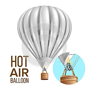 Hot Air Balloon Airship Traveling Transport Vector