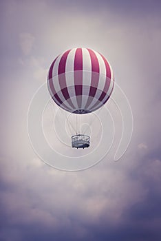 Hot Air Balloon Beyond The Clouds