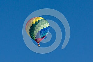 Hot Air Balloon in  Blue Sky