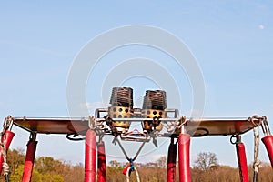 Hot air balloon burners