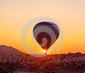 Hot air balloon in Cappadocia