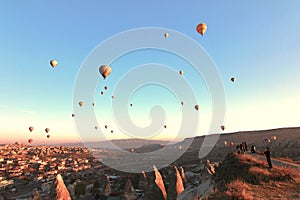 Hot-air balloon ,Cappadocia, Turkey