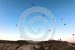 Hot-air balloon ,Cappadocia, Turkey