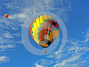 Hot air balloon chair