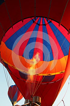 Hot air balloon firing