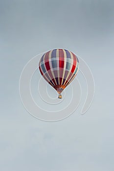 Hot Air Balloon. Geometric Design