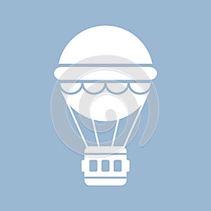 Hot air balloon icon photo