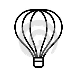 Hot air balloon icon vector design template basic RGB