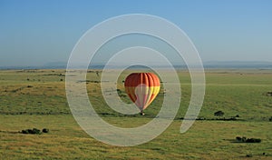 Hot air balloon in Kenya