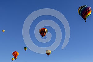 A Hot Air Balloon Launch At A Local Festival