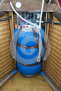 Hot Air Balloon LP Propane Gas in Gondola