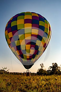 Hot Air Balloon after a Morning Ride