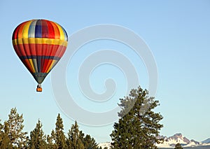 Hot Air Balloon over Bend,OR.