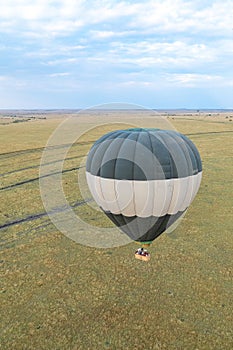 Hot Air Balloon over the Masai Mara, Kenya, Africa