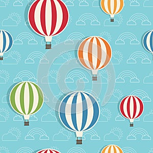 Hot air balloon pattern