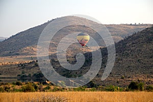 Hot air balloon in Pilanesberg National Park