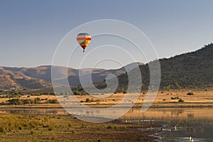 Hot-air Balloon in Pilanesberg National Park