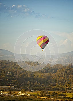 Hot Air Balloon, Rancho Santa Fe, California photo