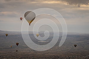 Hot air balloon ride in Capadocia, Turkey